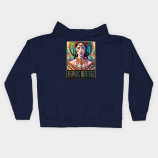 Hispanic Heritage Month Art Kids Hoodie